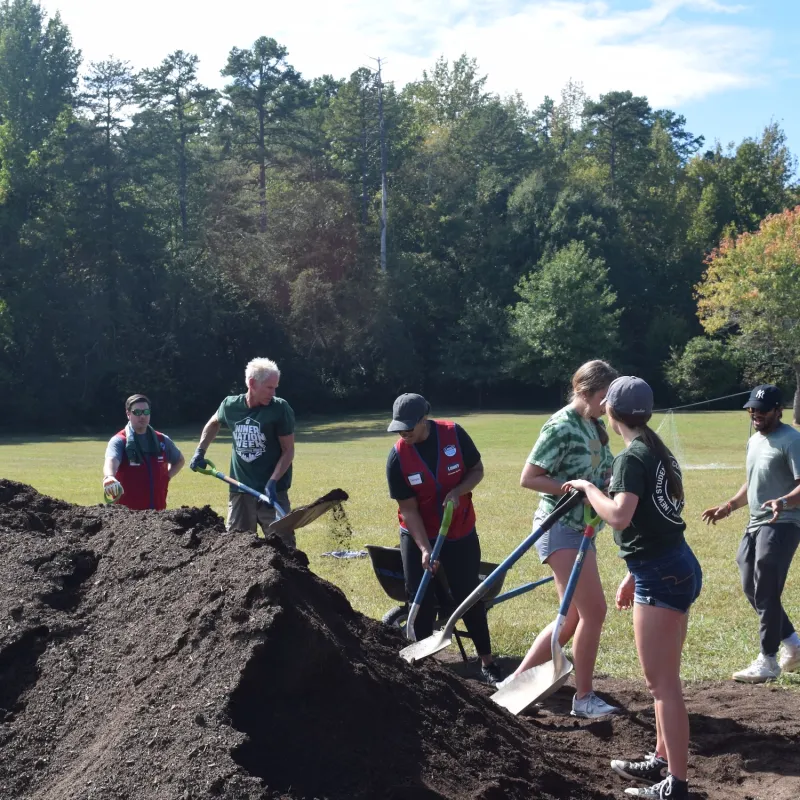 Service event with SERVE Team